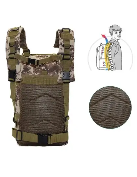 A Tres Click | Morral Táctico Militar 30 Litros Repelente Al Agua $ 85.429 $ 50.252 Generic Morrales, Estuches & Fundas 