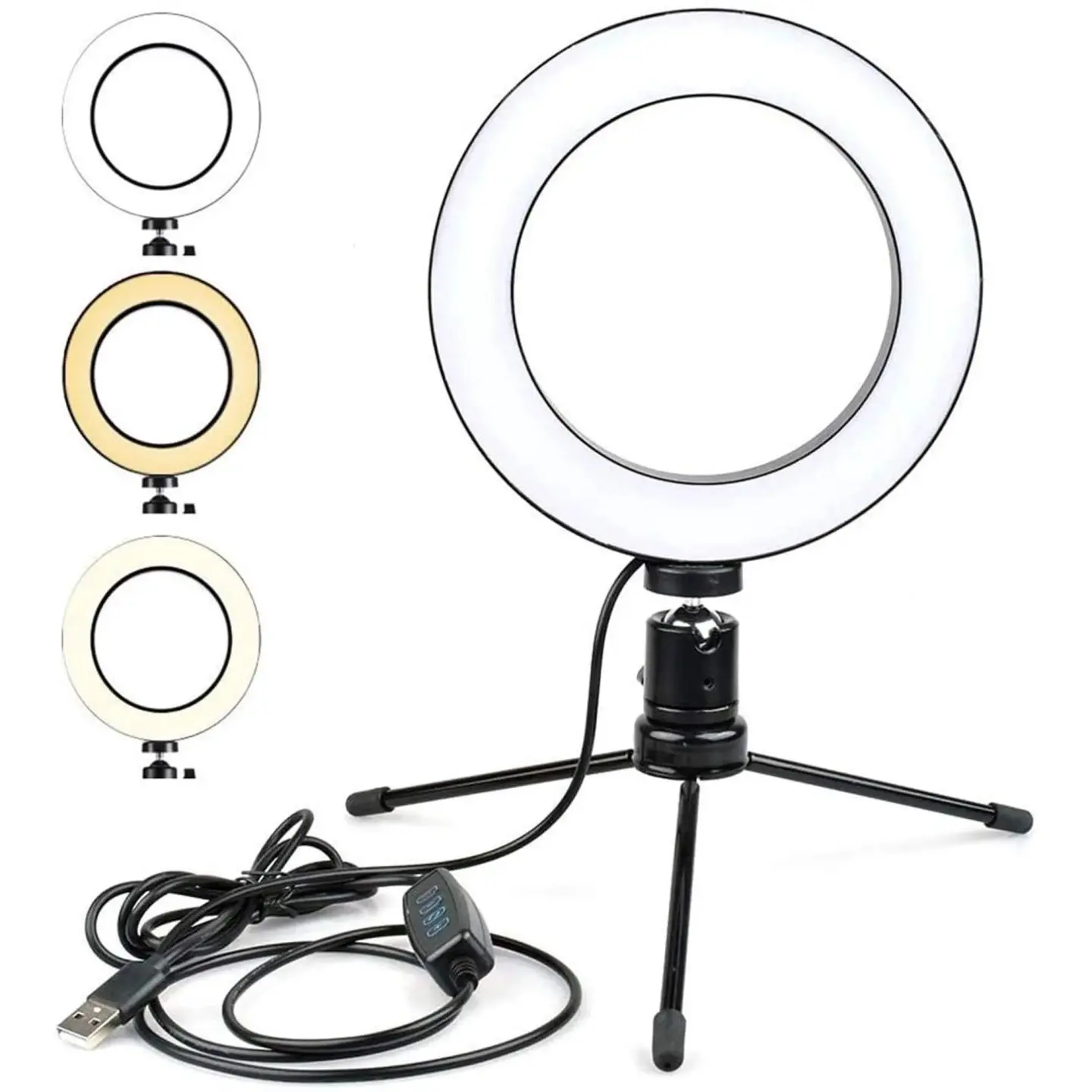 atresclick.com | Aro De Luz 16cm + Tripode 13cm