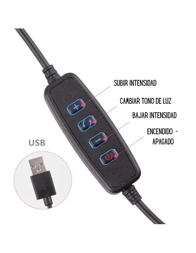 A Tres Click | Aro De Luz 16cm + Tripode 13cm $&nbsp;39.973 $&nbsp;25.193 Generic Fotografía 