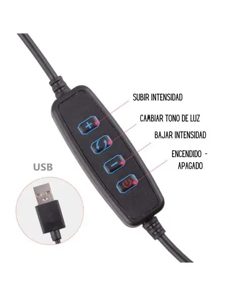 A Tres Click | Aro De Luz 16cm + Tripode 13cm $ 39.973 $ 25.193 Generic Fotografía 