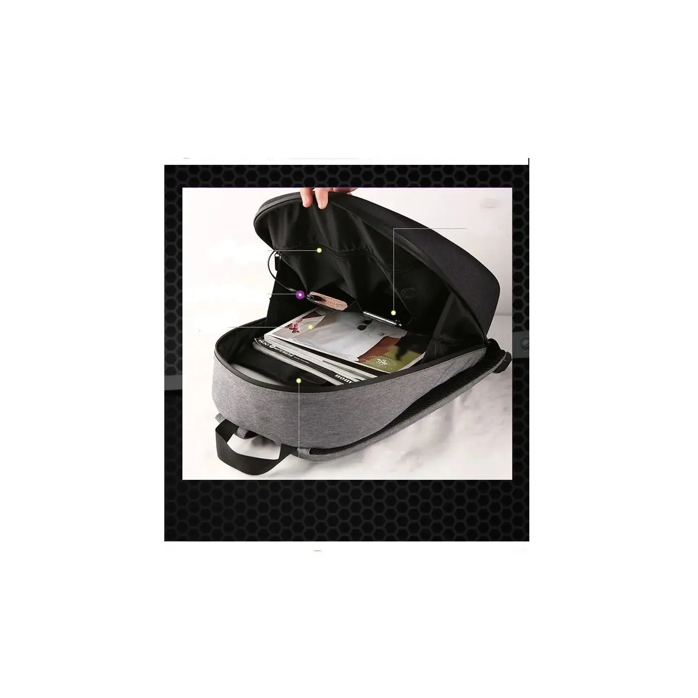 atresclick.com | Morral Publicitario Led Personalizable Impermeable