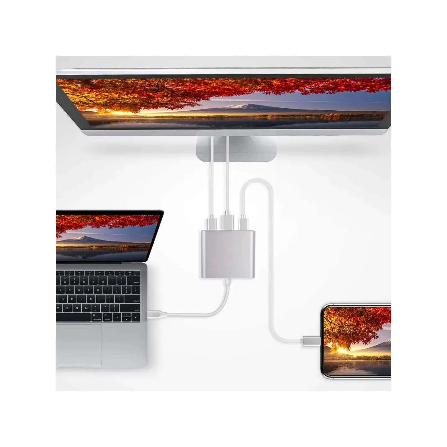 atresclick.com | Convertidor De USB C a USB 3.1, HDMI 4k y USB C
