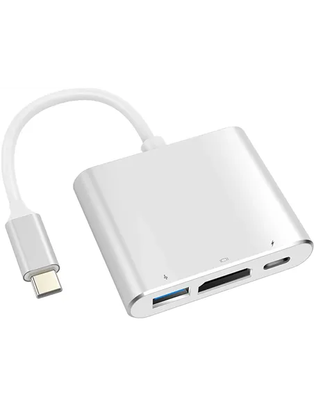 A Tres Click | Convertidor De USB C a USB 3.1, HDMI 4k y USB C $&nbsp;79.400 $&nbsp;49.916 Generic Convertidores de Video 