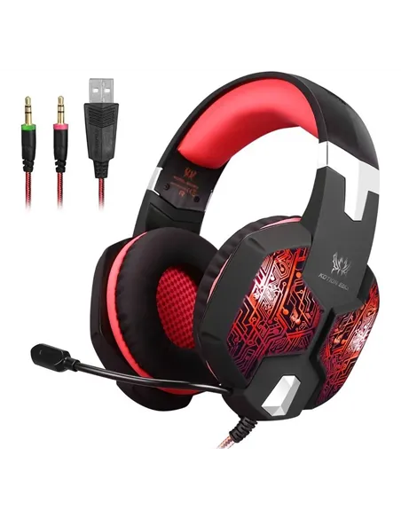 A Tres Click | Diadema Gamer Kotion Each G1000 Rojo $ 124.833 $ 62.941 Kotion Each Audífonos Gamers 