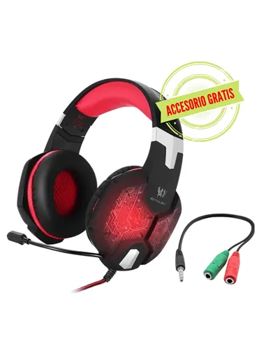 A Tres Click | Diadema Gamer Kotion Each G1000 Rojo + Convertidor $&nbsp;124.900 $&nbsp;58.776 Kotion Each Audífonos Gamers 