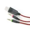 atresclick.com | Diadema Gamer Kotion Each G4000 Rojo + Convertidor