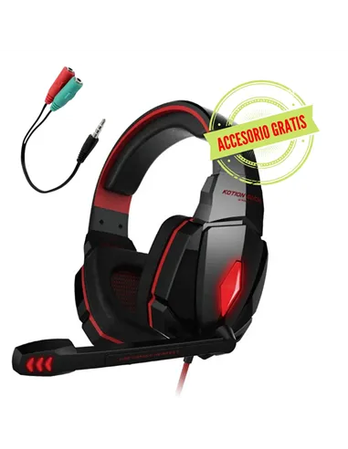 A Tres Click | Diadema Gamer Kotion Each G4000 Rojo + Convertidor $&nbsp;93.200 $&nbsp;42.292 Kotion Each Audífonos 