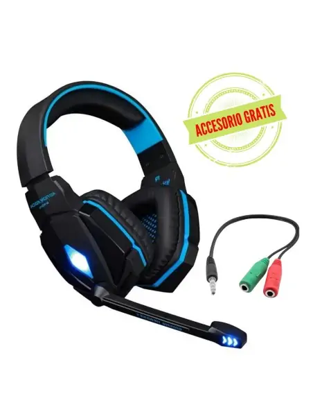 A Tres Click | Diadema Gamer Kotion Each G4000 Azul + Convertidor $ 93.200 $ 42.292 Kotion Each Audífonos 