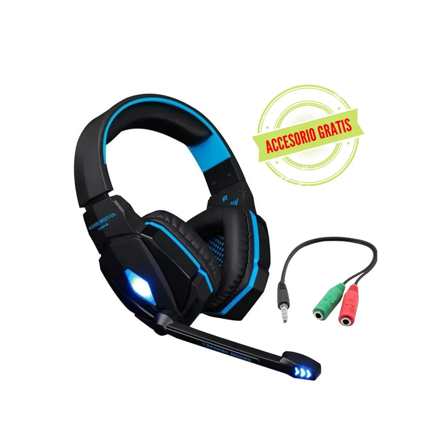 atresclick.com | Diadema Gamer Kotion Each G4000 Azul + Convertidor