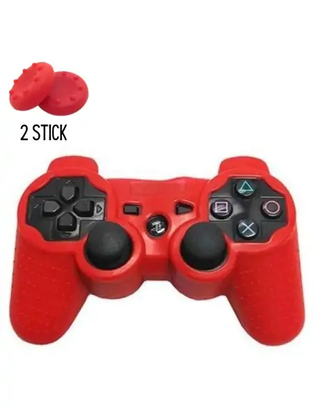 A Tres Click | Forro Protector De Silicona Para Cotrol Ps3 + 2 Stick $ 7.300 $ 6.134 Generic Accesorios Video Juegos 