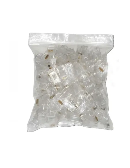 A Tres Click | Conectores RJ45 Cat 6 Paquete X 100 Unidades $&nbsp;14.900 $&nbsp;12.521 Generic Convertidores de Interfaces 