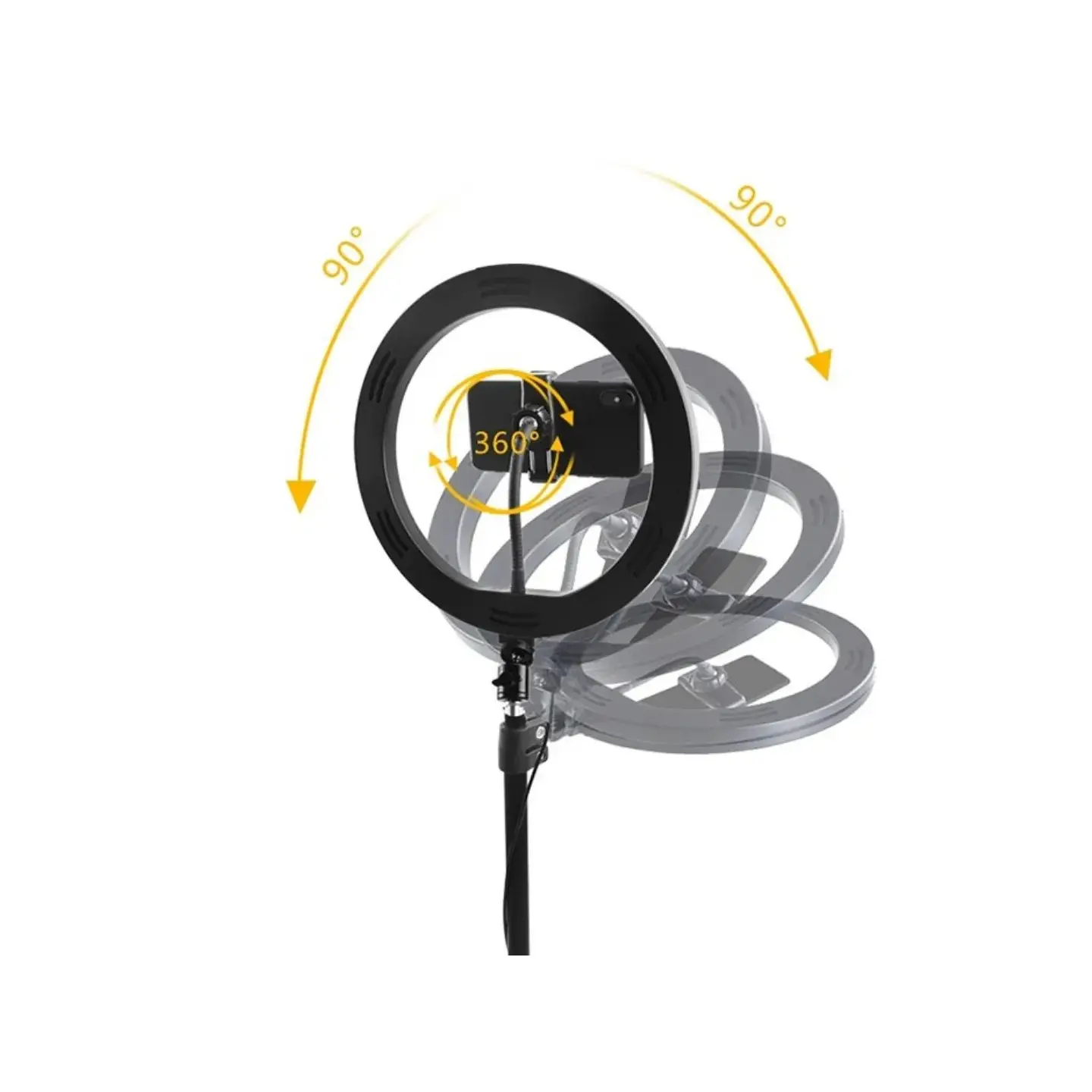 atresclick.com | Aro De Luz 20cm Con Trípode de 1 Metro Y Accesorios
