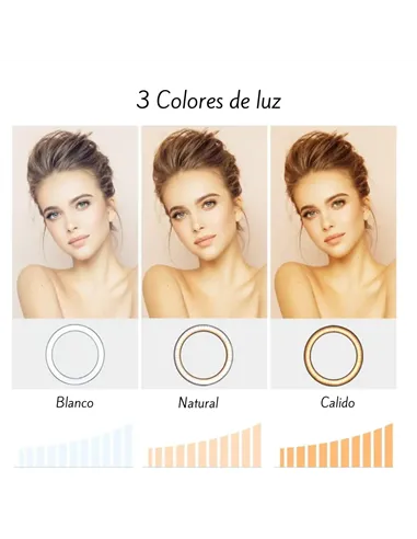 A Tres Click | Aro De Luz 20cm Con Trípode de 1 Metro Y Accesorios $&nbsp;84.257 $&nbsp;49.563 Generic Fotografía 