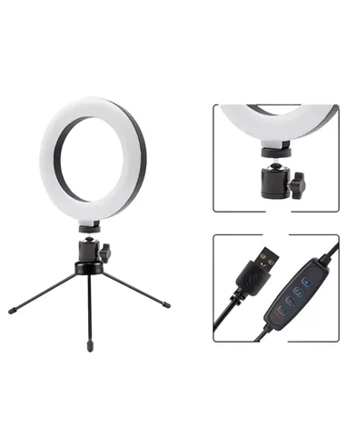 A Tres Click | Aro De Luz 16cm + Tripode 13cm $&nbsp;39.973 $&nbsp;25.193 Generic Fotografía 