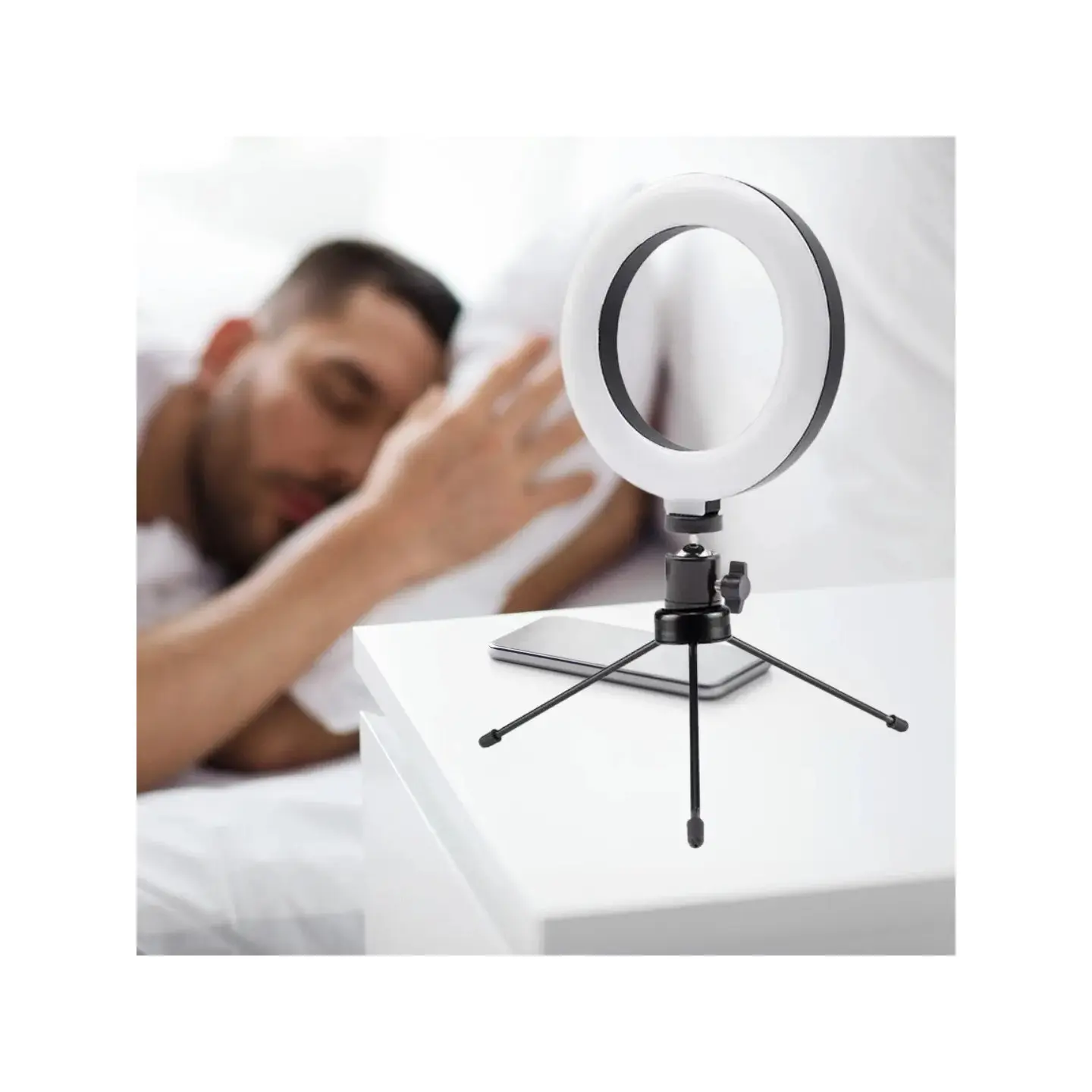 atresclick.com | Aro De Luz 16cm + Tripode 13cm