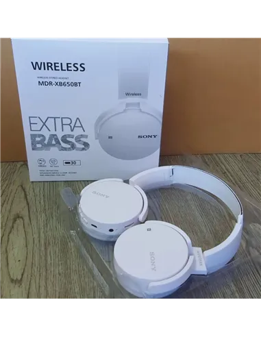A Tres Click | Diadema Bluetooth Extra Bass MDR-XB650BT Blanca $&nbsp;71.900 $&nbsp;44.711 Generic Audífonos 