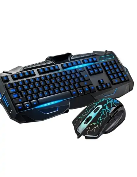 A Tres Click | Combo De Teclado Y Mouse Gamer V100 /Español(ñ) $ 86.400 $ 49.371 Generic Zona Gamer 