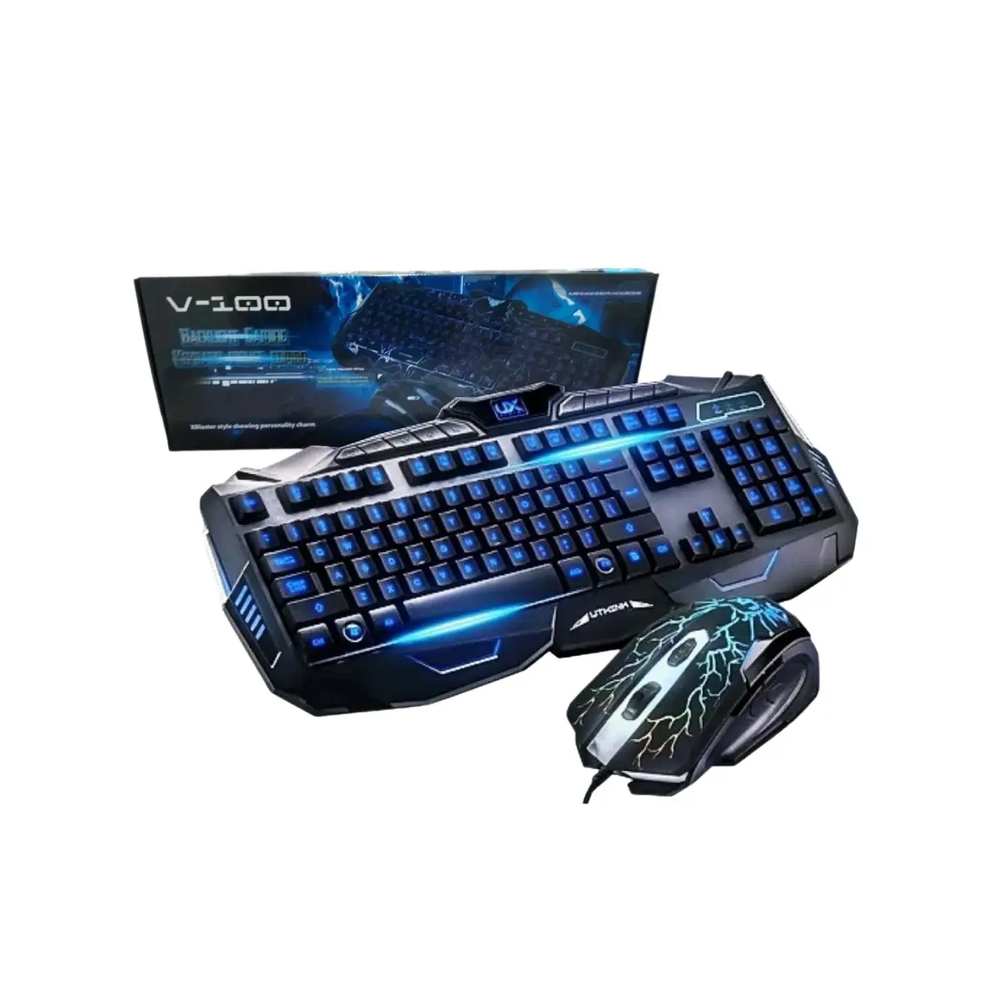 atresclick.com | Combo De Teclado Y Mouse Gamer V100 /Español(ñ)