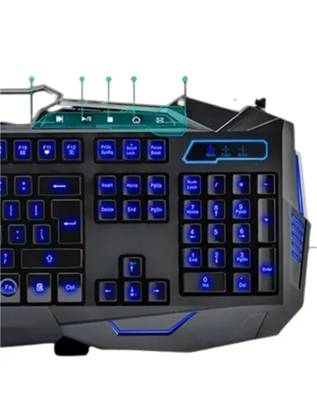 A Tres Click | Combo De Teclado Y Mouse Gamer V100 /Español(ñ) $&nbsp;86.400 $&nbsp;49.371 Generic Zona Gamer 