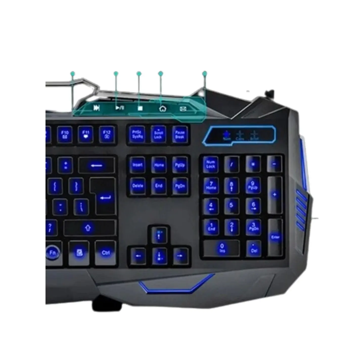 atresclick.com | Combo De Teclado Y Mouse Gamer V100 /Español(ñ)