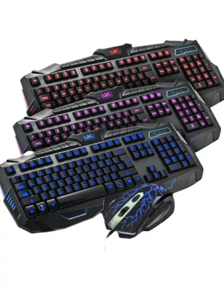 A Tres Click | Combo De Teclado Y Mouse Gamer V100 /Español(ñ) $ 86.400 $ 49.371 Generic Zona Gamer 