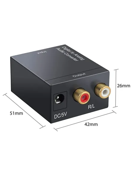 A Tres Click | Convertidor De Audio Óptico a RCA $&nbsp;45.429 $&nbsp;26.723 Generic Convertidores de Audio 