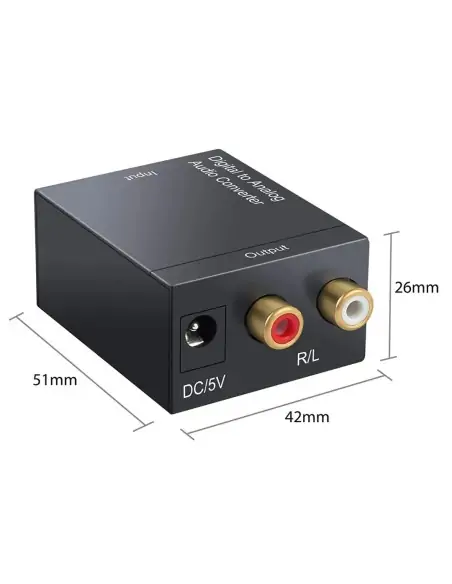 A Tres Click | Convertidor De Audio Óptico a RCA $ 45.429 $ 26.723 Generic Convertidores de Audio 