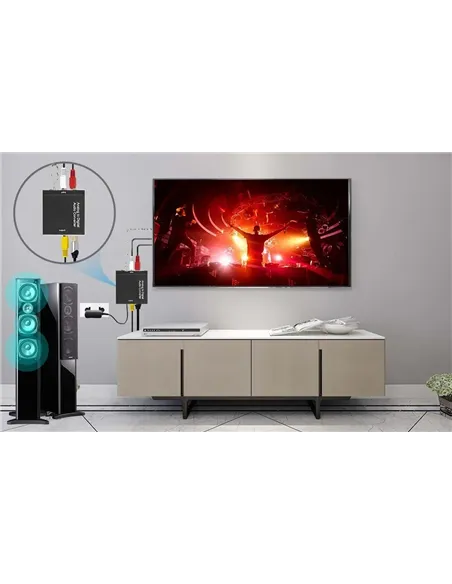 A Tres Click | Convertidor De Audio Óptico a RCA $&nbsp;45.429 $&nbsp;26.723 Generic Convertidores de Audio 