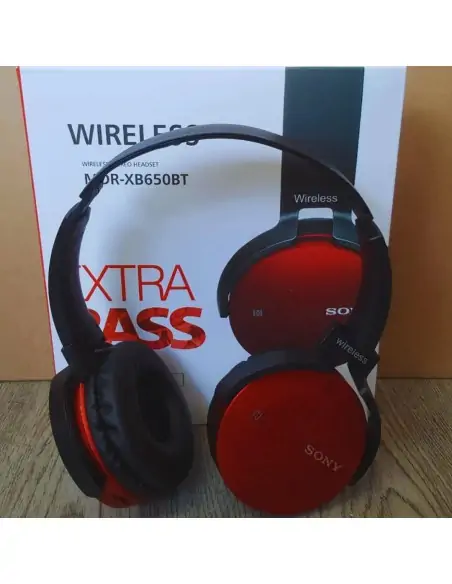 A Tres Click | Diadema Bluetooth Extra Bass MDR-XB650BT Roja $ 71.900 $ 45.315 Generic Audífonos 