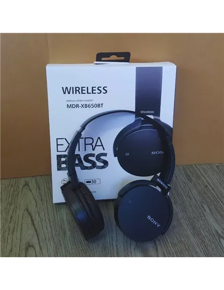 A Tres Click | Diadema Bluetooth Extra Bass MDR-XB650BT Negra $&nbsp;71.900 $&nbsp;45.315 Generic Audífonos 