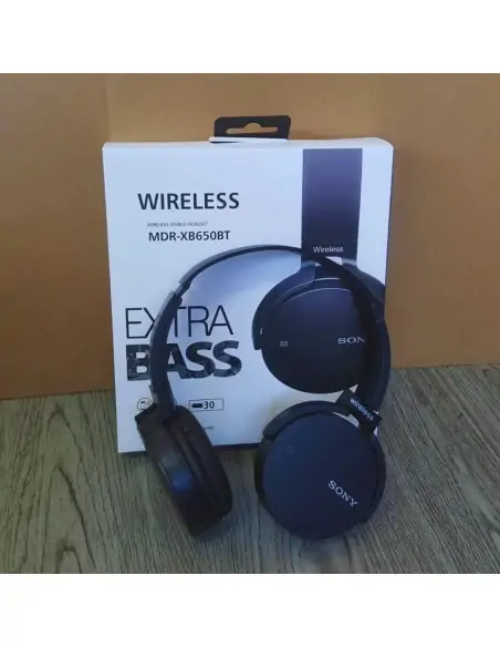 A Tres Click | Diadema Bluetooth Extra Bass MDR-XB650BT Negra $ 71.900 $ 45.315 Generic Audífonos 