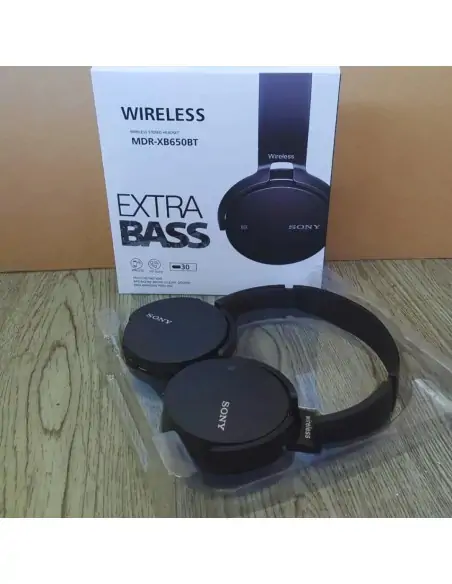 A Tres Click | Diadema Bluetooth Extra Bass MDR-XB650BT Negra $ 71.900 $ 45.315 Generic Audífonos 