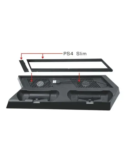 A Tres Click | Base Refrigerante Vertical Ajustable Ps4 -slim-pro $ 85.571 $ 50.336 Generic Accesorios Video Juegos 