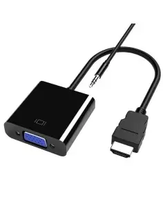 Adaptador HDMI a VGA con Audio