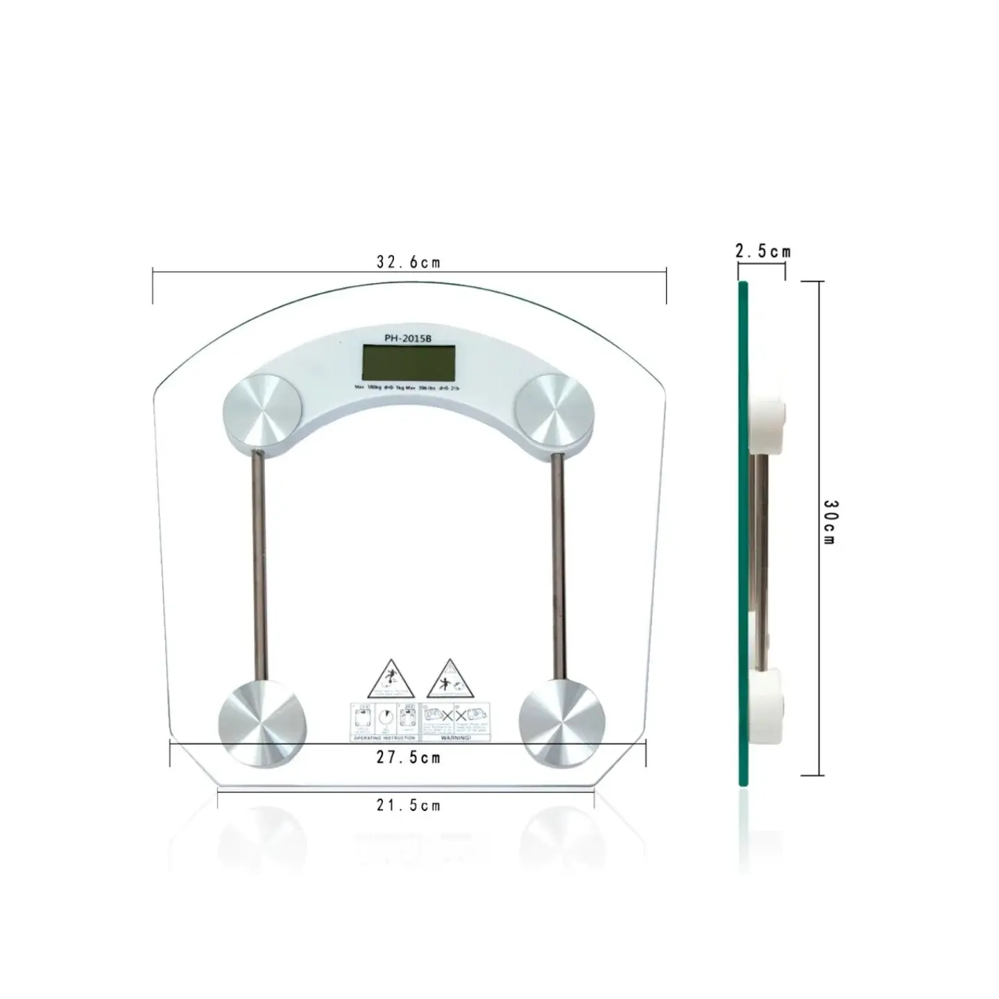 atresclick.com | Pesa Digital De Vidrio Personal - Hasta 180kg