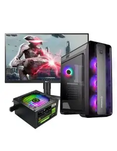 Computador Intel CI5, Monitor LG 27gl650f, Chasis Gamemax Moonlight, Video Nvidia GTX 1650 4GB, Fuente de poder VP- 650 RGB