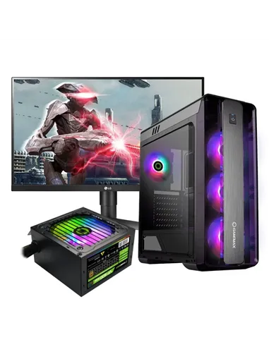 A Tres Click | Computador Intel CI5, Monitor LG 27gl650f, Chasis Gamemax Moonlight, Video Nvidia GTX 1650 4GB, Fuente de poder VP- 650 RGB $&nbsp;6.089.900 $&nbsp;4.094.050 Gamemax Computadores de Escritorio 
