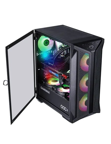 A Tres Click | Computador AMD Ryzen 5, Monitor Gamer LG 27gl650f 27", Fuente Gamemax Vp-600-RGB, Memoria HP V8 RGB DDR4 8GB, GTX 1650 $&nbsp;6.599.900 $&nbsp;4.436.908 Gamemax Computadores de Escritorio 