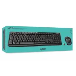 Combo de teclado y mouse Inalambrico Logitech MK270