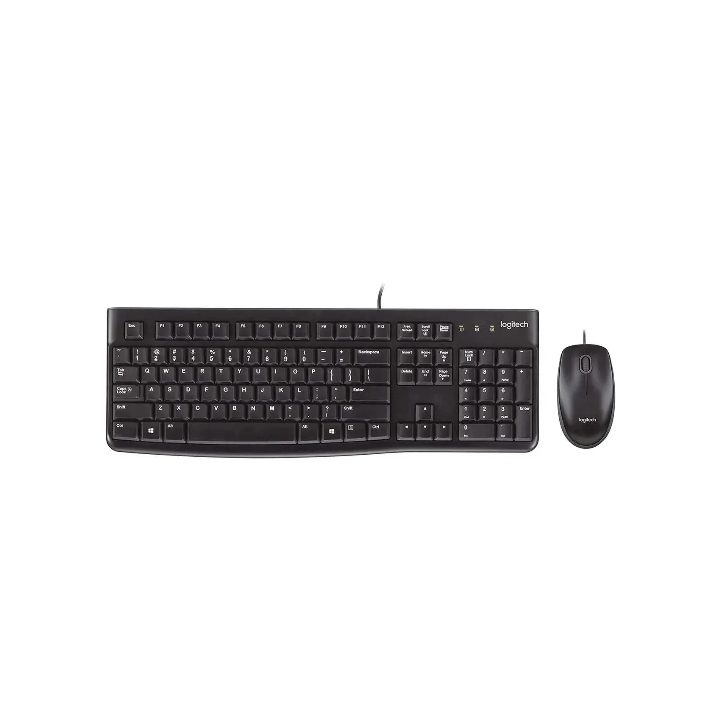 atresclick.com | Combo teclado y mouse Alambrico Logitech MK120 Español