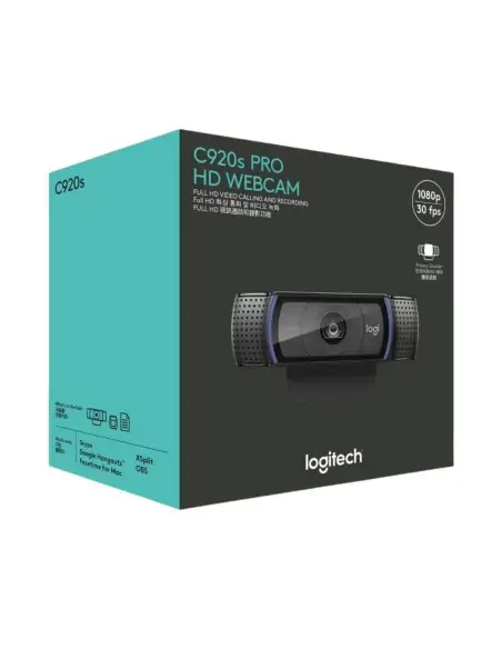 A Tres Click | Camara web logitech C920s PRO HD $ 459.900 $ 289.853 Logitech Cámaras Web 