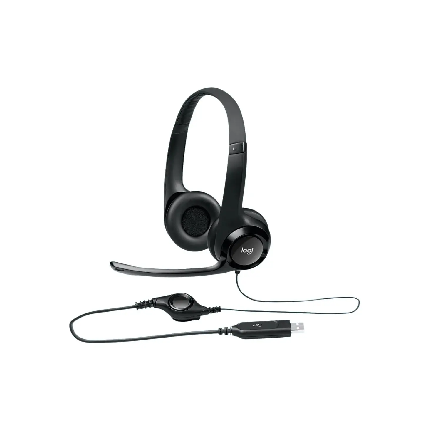 atresclick.com | Diadema Logitech H390 USB (Con suspensión de ruido)
