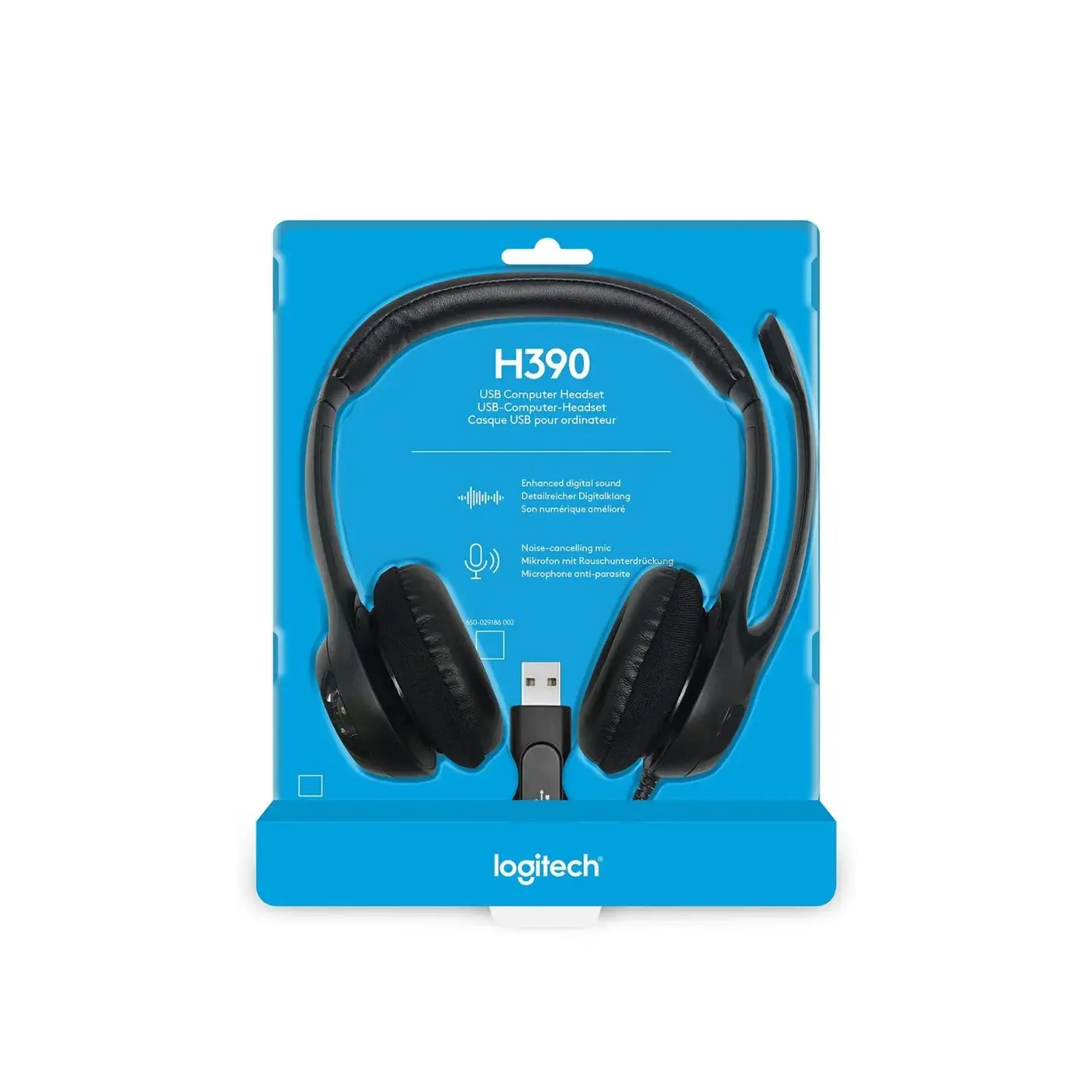 atresclick.com | Diadema Logitech H390 USB (Con suspensión de ruido)
