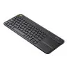 atresclick.com | Teclado inalambrico para TV Logitech K400 PLUS con Touchpad Español