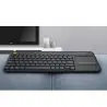 atresclick.com | Teclado inalambrico para TV Logitech K400 PLUS con Touchpad Español