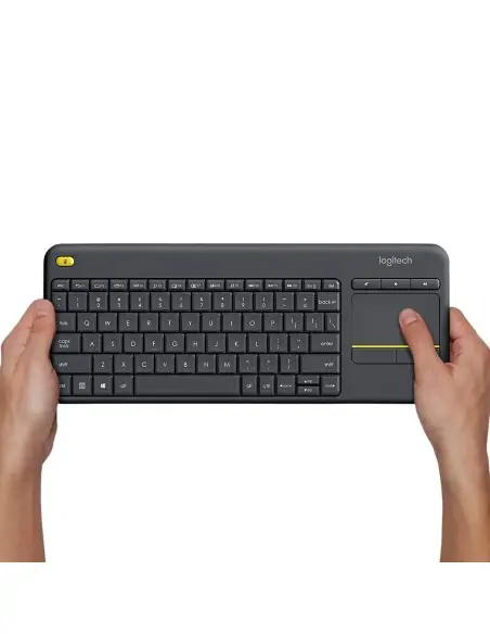 A Tres Click | Teclado inalambrico para TV Logitech K400 PLUS con Touchpad Español $ 199.900 $ 125.987 Logitech Teclados y Mouse 