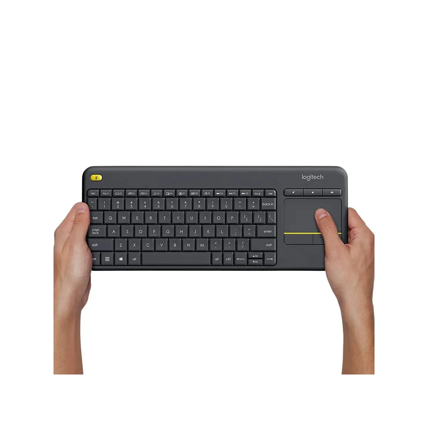 atresclick.com | Teclado inalambrico para TV Logitech K400 PLUS con Touchpad Español