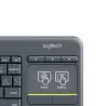 atresclick.com | Teclado inalambrico para TV Logitech K400 PLUS con Touchpad Español