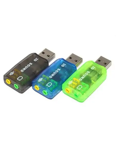 A Tres Click | Tarjeta De Sonido 5.1 USB 2.0 $ 13.600 $ 5.714 Generic Convertidores de Interfaces 