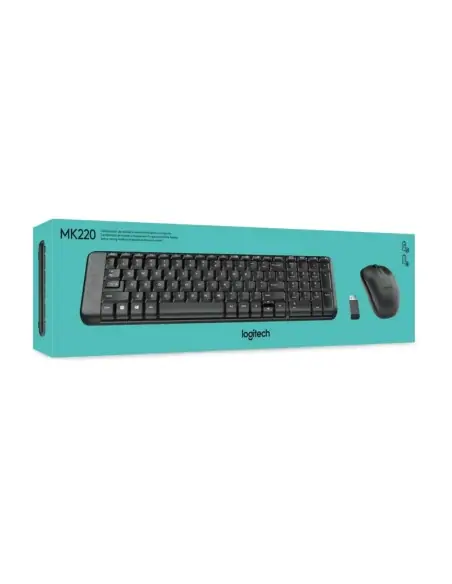 A Tres Click | Combo de teclado y mouse Inalambrico Logitech MK220 $ 122.900 $ 75.392 Logitech Teclados y Mouse 